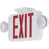 Progress Lighting LED Combination Battery Back Up LED Exit/Emergency Combo Light Red Letters PPECUEUR30 at Pollardwater