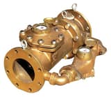 Zenner Model PMCB 4 x 3/4 in. Flanged 1300 gpm Bronze Compound Meter - Cubic Foot ZPMCB04CF at Pollardwater