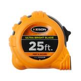 Keson 25 ft. Steel Tape with Ultra Bright Blade KPG1825UB at Pollardwater