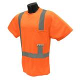 Radians Radwear™ Short Sleeve T-Shirt Class 2 Hi-Viz Orange 2XL RST112POS2X at Pollardwater