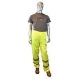 Radians Radwear™ Reflectivz™ XXXXL Size Polyester Rain Pant in Hi-Viz Green RRW10ES1Y4X at Pollardwater