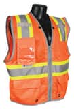 Radians Radwear™ Polyester Reinforced Vest in Hi-Viz Orange RSV6HOL at Pollardwater