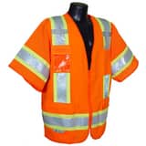 Radians Radwear™ M Size Polyester Safety Vest in Hi-Viz Orange RSV63OM at Pollardwater