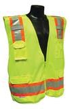 Radians Radwear™ Polyester Safety Vest in Hi-Viz Green RSV46GL at Pollardwater