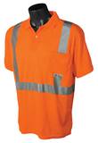 Radians Radwear™ L Size Polyester Birdseye Mesh Moisture Wicking T-shirt in Hi-Viz Orange RST122POSL at Pollardwater