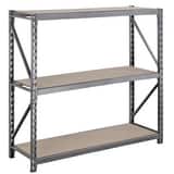 Mustang Rack 24 x 77 x 72 in. 3-Shelf Commercial Storage Rack in Silver RSR7300 at Pollardwater