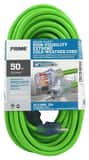 PRIME® Extension Cord in Neon Green PNS512830 at Pollardwater