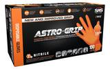 SAS Safety Astro-Grip® 7 mil Powder Free Rubber Disposable Glove in Hi-Visibility Orange (Pack of 100) S66473 at Pollardwater