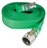 Abbott Rubber Co Inc 50 ft. Male Quick Connect x Female Quick Connect PVC Discharge Hose in Green A1142200050CE at Pollardwater