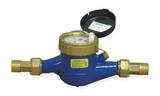 Pulsafeeder 3/4 in. 0.25 - 20 gpm 1 gpc NPT Brass Contacting Water Meter PMTR104G at Pollardwater