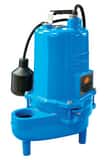 Barmesa Pumps 2BSE421 Series 4/10 hp 132 gpm FNPT Non-clog Vertical Submersible Sewage Pump B2BSE421 at Pollardwater