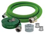 Abbott Rubber Co Inc 34 ft. x 3 in. Polyethylene, PVC and Steel Hose Kit A1220KIT20001130 at Pollardwater