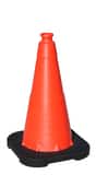 VizCon Enviro-Cone® 18 in. Orange Cone with 3 lb. Black Base V16018NSWB3 at Pollardwater