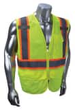 Radians Radwear™ Polyester Surveyor Vest in Hi-Viz Green RSV2722ZGML at Pollardwater