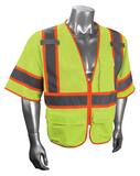 Radians Radwear™ Polyester Surveyor Vest in Hi-Viz Green RSV2723ZGML at Pollardwater