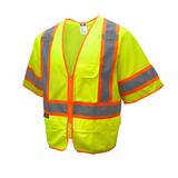 Radians Radwear™ XXXXXL Size Polyester Surveyor Vest in Hi-Viz Green RSV2723ZGM5X at Pollardwater