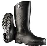 Dunlop Chesapeake Lightweight PVC Knee Boot with Steel Toe Black Size 8 O867768 at Pollardwater