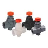 1/4 PVC NEEDLE VALVES W/FPM O-RING PTFE SEAT THREADED END CONNECTIONS HNVA1025T at Pollardwater