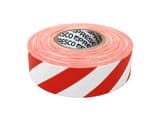 Presco 1-3/16 in. x 300 ft. Flagging Tape in White and Red PSWR at Pollardwater