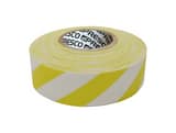 Presco 1-3/16 in. x 300 ft. Flagging Tape in White and Yellow PSWY at Pollardwater