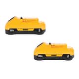 DEWALT 20V and 3AH Lithium-ion Battery (Pack of 2) DDCB2302 at Pollardwater