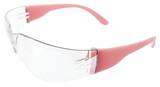 ERB Safety Girl Power at Work® Plastic Safety Glass with Pink Frame E17958 at Pollardwater
