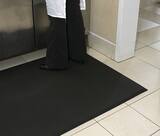 M+A Matting Complete Comfort™ 0.625 in. Nitrile Carpet Protection with Holes in Black A49623 at Pollardwater