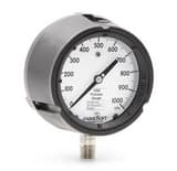 Ashcroft PLUS!™ 4-1/2 x 1/4 in. MNPT 160 psi PBT and Stainless Steel Pressure Gauge A451259SL02L160 at Pollardwater
