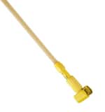 Abco Gripper® 60 in. Wood and Plastic Jaw Clamp Mop Handle in Yellow AMH01207NBFE at Pollardwater
