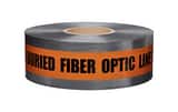 Presco 3 in. x 1000 ft. Caution Buried Fiber Optic Line Underground Detectable Tape in Orange PSD3105O51 at Pollardwater