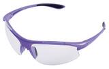 ERB Safety Girl Power at Work® Plastic Safety Glass with Purple Frame and Clear Lens ERB18624 at Pollardwater