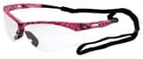 ERB Safety Girl Power at Work® Plastic Safety Glass with Pink Camo Frame and Clear Lens E15341 at Pollardwater
