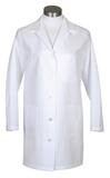 ERB Safety Girl Power at Work® Size XL Fabric and 65/35 Poly Poplin Womens Lab Coat in White E82527 at Pollardwater