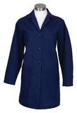 ERB Safety Girl Power at Work® 9-1/2 in. Size XL Fabric and 65/35 Poly Poplin Womens Lab Coat in Navy Blue ERB83360 at Pollardwater