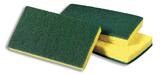 3M™ 74 Medium-Duty Scrubbing Sponge in Green and Yellow (Case of 20) 3M7010028899 at Pollardwater