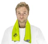 SAS Safety ThermaSure® One Size Fits Most Microfiber and Plastic Reusable Cooling Towel in Yellow S730002 at Pollardwater