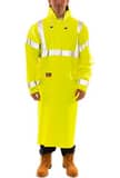Tingley Eclipse™ Size 3X Nomex® Reusable Coat in Fluorescent Yellow and Green TC441223X at Pollardwater