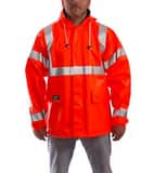 Tingley Eclipse™ Size L Nomex® Reusable Jacket in Fluorescent Orange and Red TJ44129LG at Pollardwater