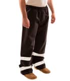 Tingley Icon™ Size 3X Plastic Pants in Black and Silver TP241233X at Pollardwater