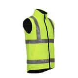 Tingley Workreation Size 4X Plastic Vest in Black, Fluorescent Yellow-Green TV260224X at Pollardwater