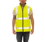Tingley Workreation Size 2XL Plastic Vest in Black, Fluorescent Yellow-Green TV260222X at Pollardwater