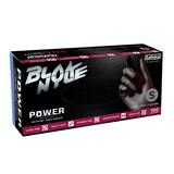 HNC ENTERPRISES SAFEKO BLAK NYLE 5 mil Powder Free Coated Disposable Gloves in Black (Box of 100) H6037BX at Pollardwater