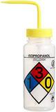 Bel-Art Products 500mL Isopropanol Wash Bottle in Yellow (Pack of 4) BF118160008 at Pollardwater