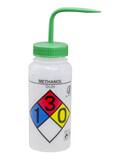 Bel-Art Products 500mL Methanol Wash Bottle in Green (Pack of 4) BF118160011 at Pollardwater