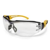 DEWALT Renovator® Rubber Safety Glass with Black Frame and Clear Lens RDPG1081D at Pollardwater