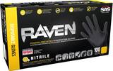 Raven® Raven® XXL Size 6 mil Powder Free Nitrile Disposable Gloves in Black (Pack of 100) SAS66520 at Pollardwater