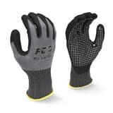 Radians Size L Plastic and Rubber Automotive and Construction Reusable Gloves in Grey and Black RRWG33L at Pollardwater