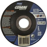 Norton Gemini 4-1/2 in. Ultra-thin Depressed Center Right Angle Grinder Wheel N66252841912 at Pollardwater