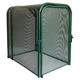 GuardShack™ NP Series Iron, Metal, Plastic, Stainless Steel and Steel 60 x 47 x 38 in. Hinged Enclosure with Gate GGSNP3G at Pollardwater